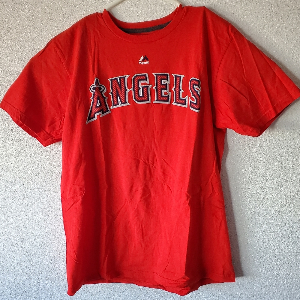 Majestic Women's Mike Trout Anaheim Angels Shirt